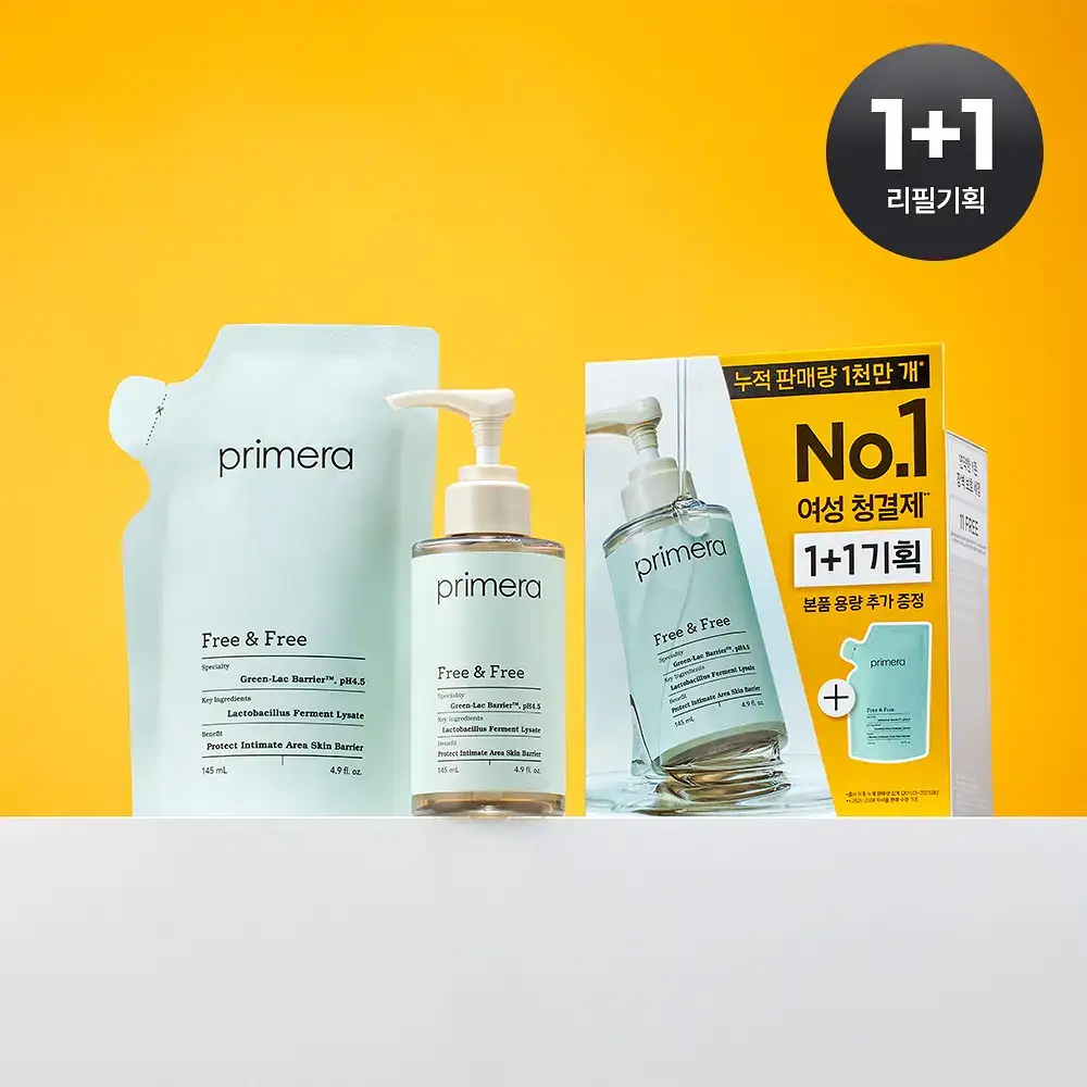[젤타입] 프리메라 후리앤후리 145ml+145ml 리필기획